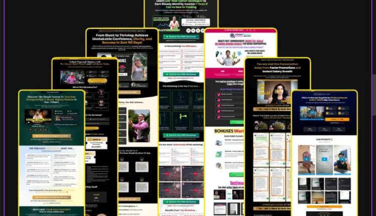High converting landing page templates