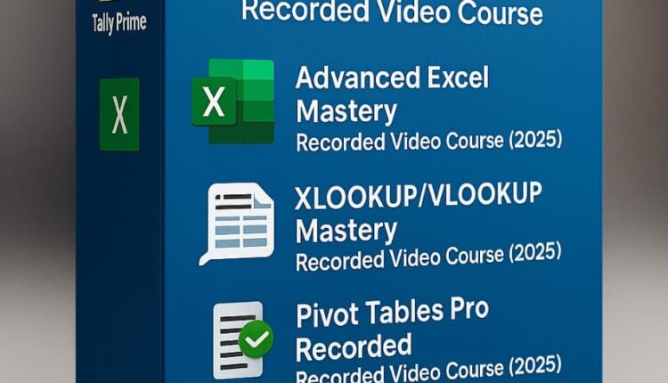 Tally Prime recorded course